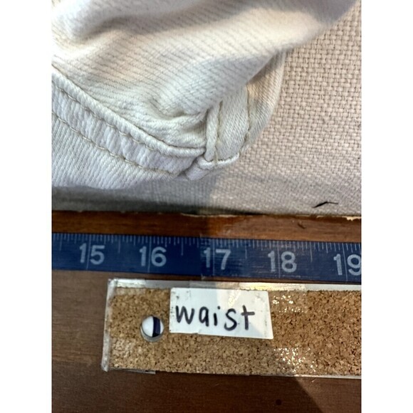 American Eagle Outfitters Girls White Denim Button Up Jacket Size XS Minimal - Picture 8 of 14